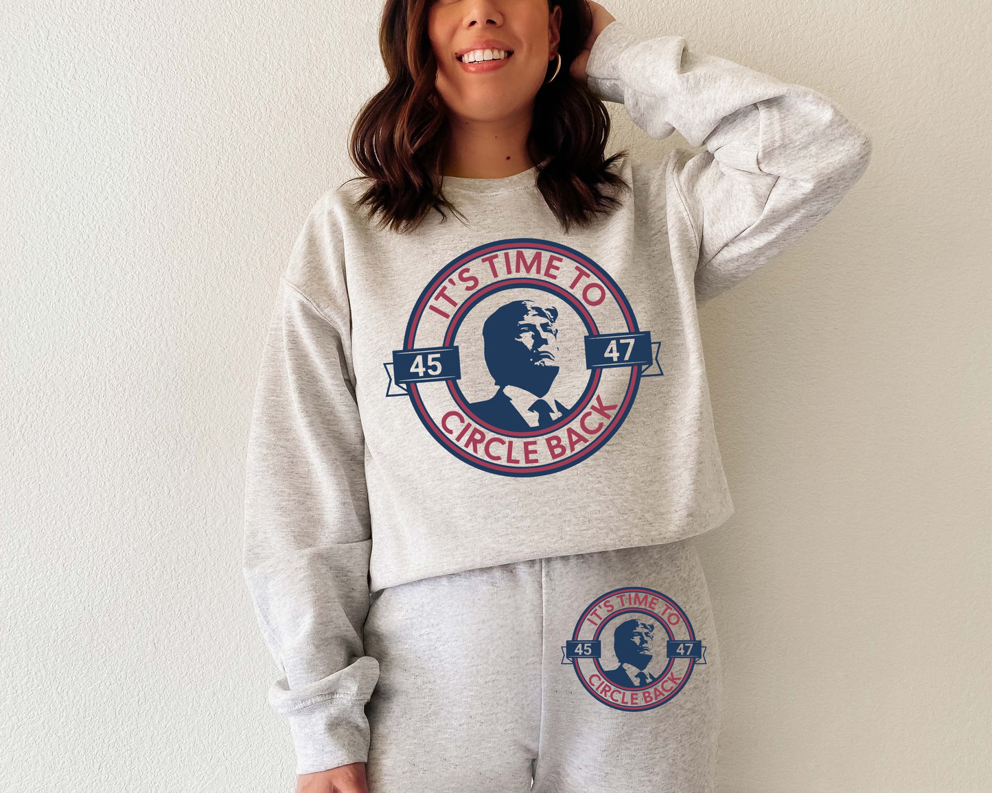 CIRCLE BACK SWEATSUIT SET
