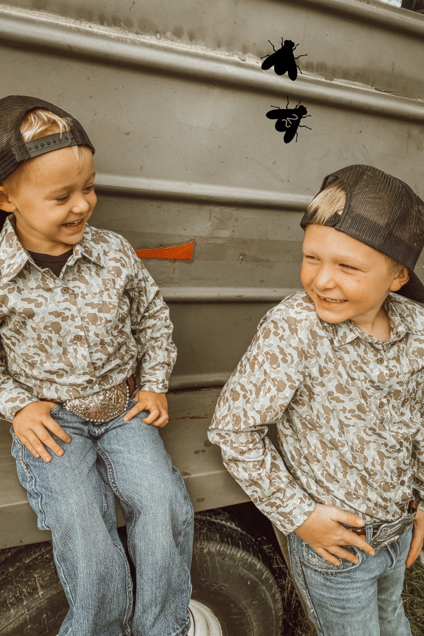 COWBOY CAMO *longsleeve [KIDS]