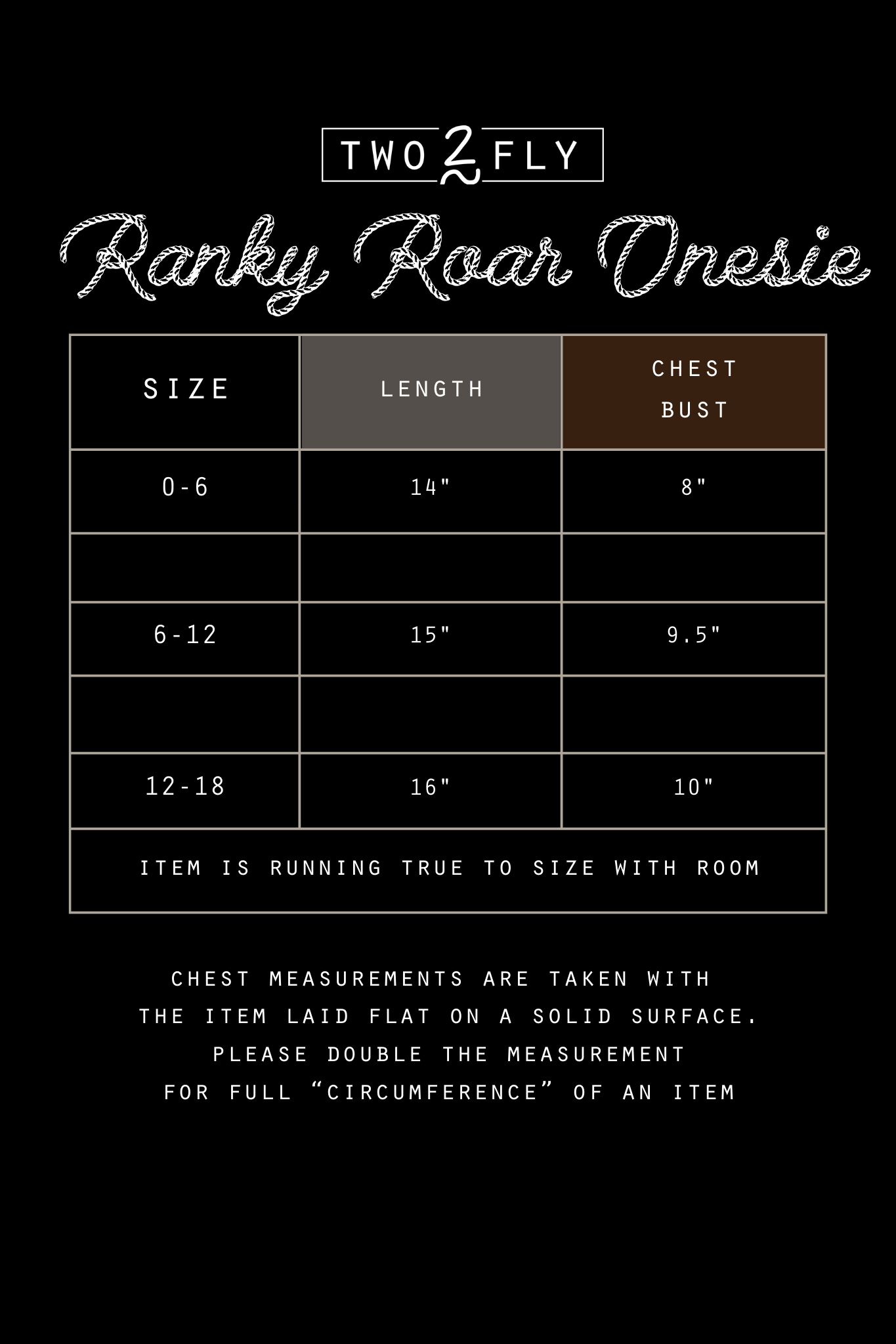 RANKY ROAR ONESIE