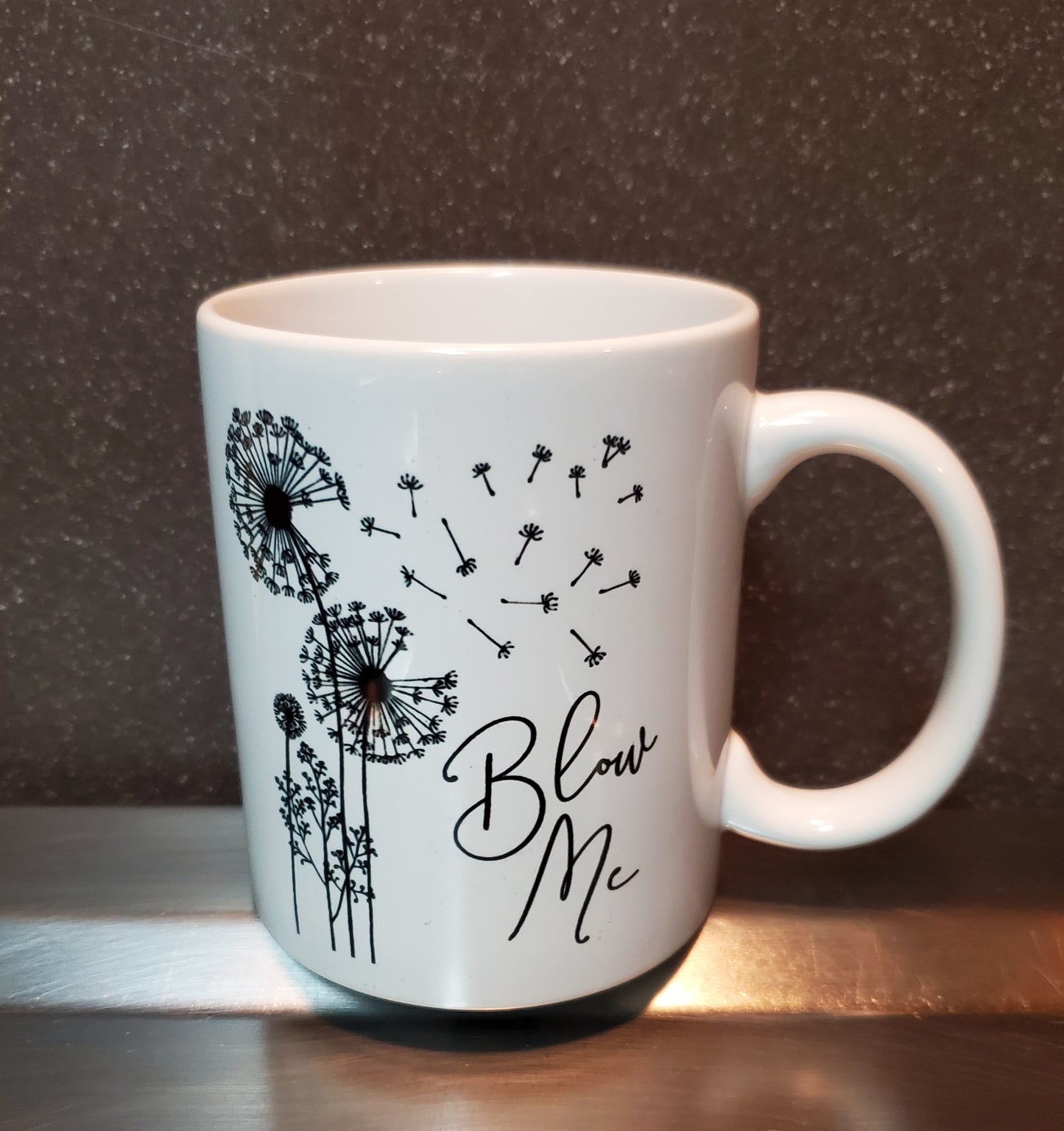 Blow Me Dandelion Mug